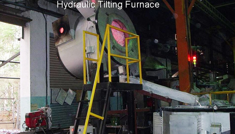 Hydraulic Tilting Electric Furnace — View 1